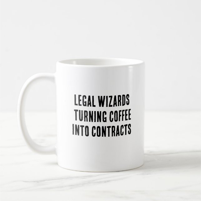 Taza De Café Asistentes legales: convertir el café en contratos (Izquierda)