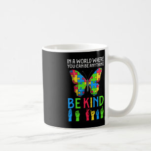 Taza De Café ASL Be Kind s1 Lenguaje de Rótulo ASL American