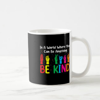 Taza De Café Asl Sé Amable S Mujeres Hombres