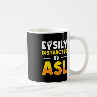 Taza De Café ASL Sensibilización sobre la sordera y lenguaje de
