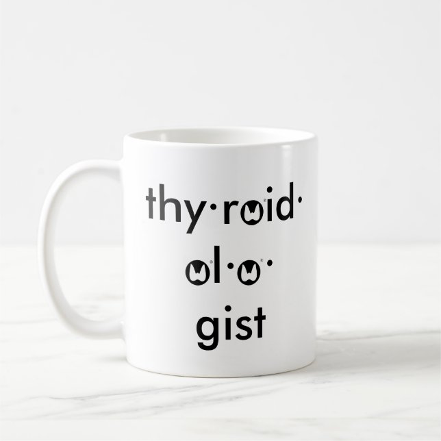 Taza De Café Asociación americana Thyroidologist de la tiroides (Izquierda)