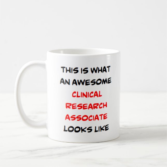 Taza De Café asociado de investigación clínica, impresionante (Izquierda)