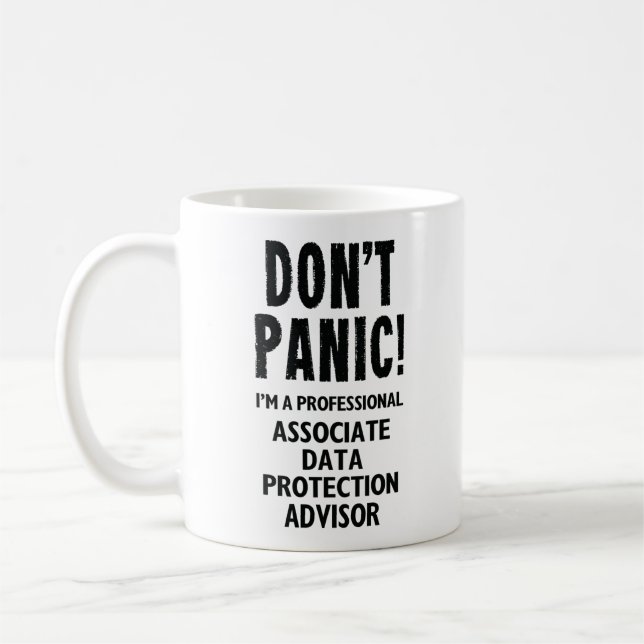 Taza De Café Asociar Asesor de Protección de Datos (Izquierda)