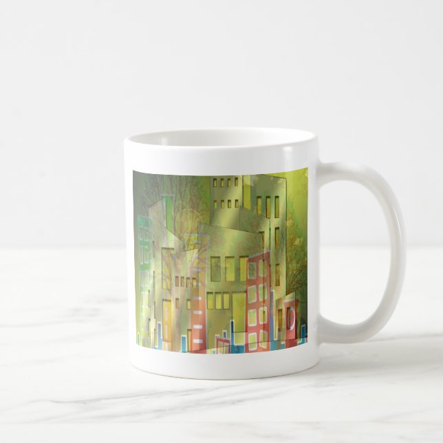 Taza De Café Asombrosa arquitectura accesorios de arte urbano (Derecha)