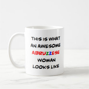 Taza De Café asombrosa mujer abruzana