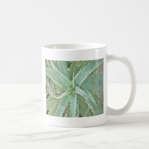 Taza De Café Asombroso arte acrílico de Aloe Vera