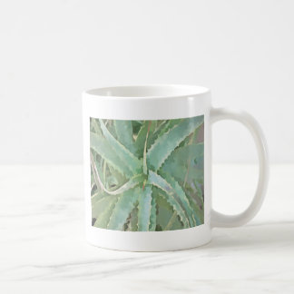 Taza De Café Asombroso arte acrílico de Aloe Vera