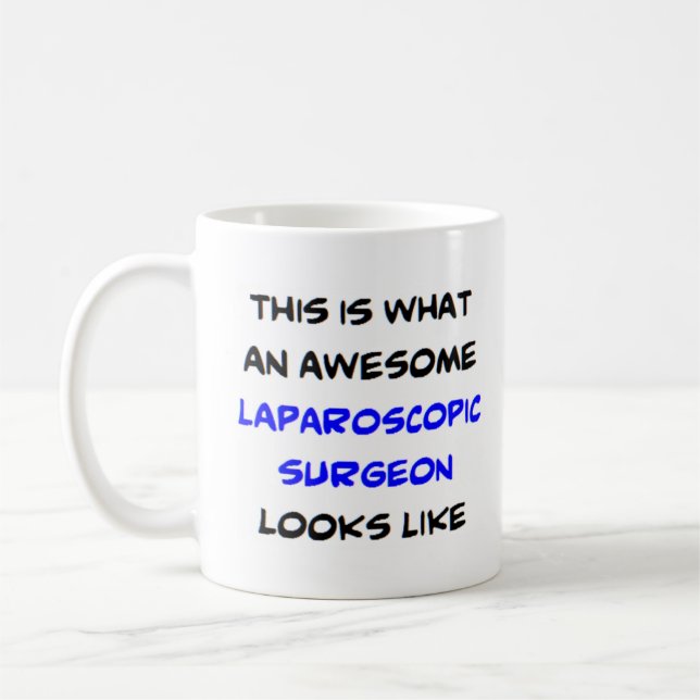 Taza De Café asombroso cirujano laparoscópico (Izquierda)