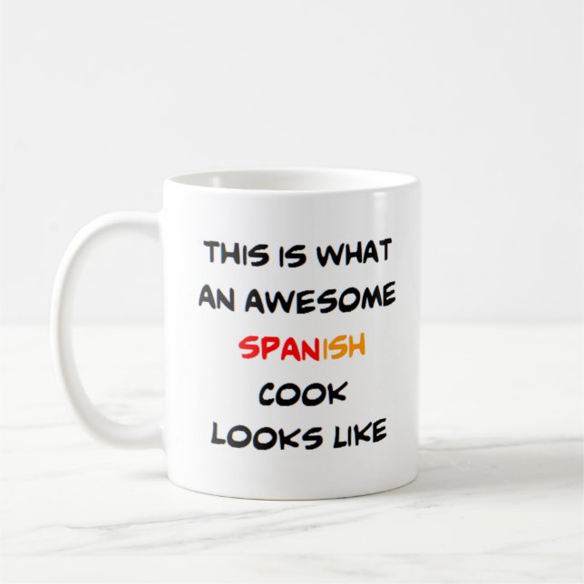 Taza De Café asombroso cocinero español (Izquierda)
