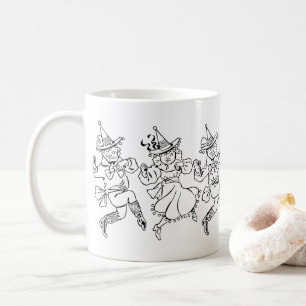Taza De Café Asombroso Mago de Oz, Divertidos Munchkins Bailand
