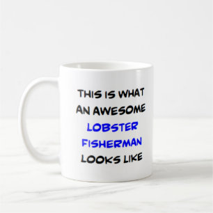 Taza De Café asombroso pescador de langosta