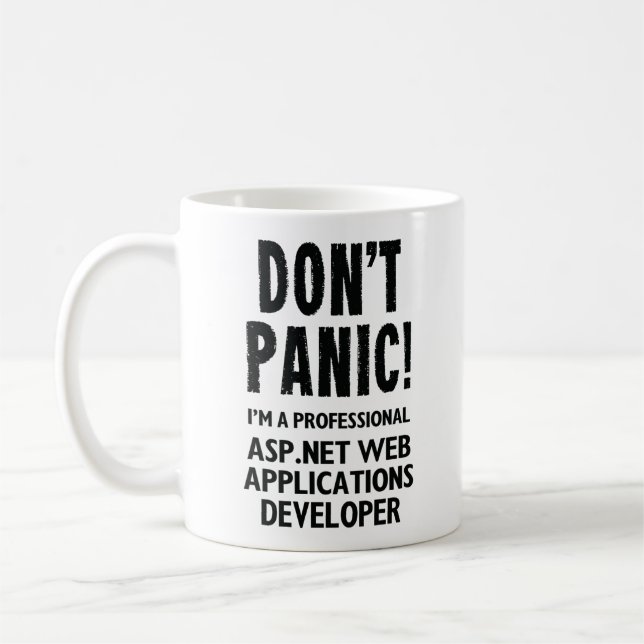 Taza De Café ASP.NET Web Applications Developer (Izquierda)
