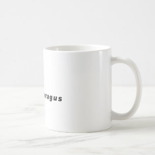 Taza De Café Asparagus con símbolo de la anarquía