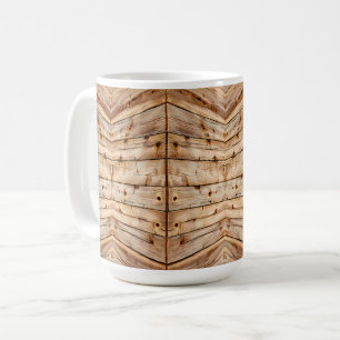 Taza De Café Aspecto de Madera