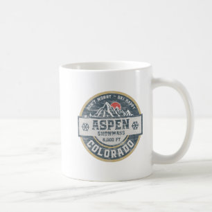 Taza De Café Aspen Colorado Rocky Mountains Tee Camping