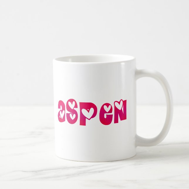 Taza De Café Aspen en el corazón (Derecha)