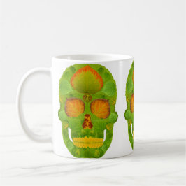 Taza De Café Aspen Leaf Skull 10
