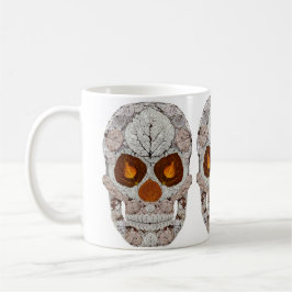 Taza De Café Aspen Leaf Skull 11