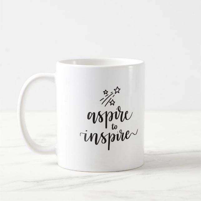 Taza De Café Aspirar a inspirar (Izquierda)