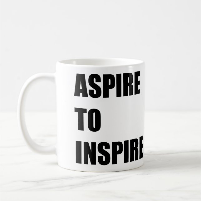 Taza De Café aspirar a inspirar (Izquierda)