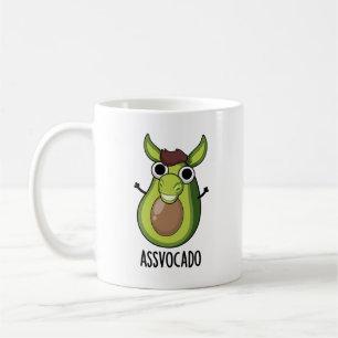 Taza De Café Ass-vocado Funny Aguacate Pun