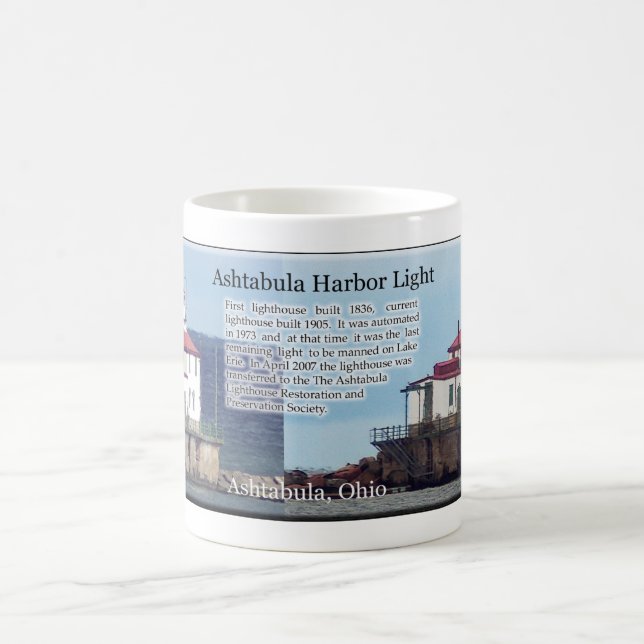 Taza De Café Astabula Harbour Light Mug (Centro)
