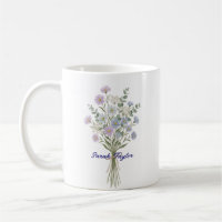 Aster de Flor de Cumpleaños Personalizada