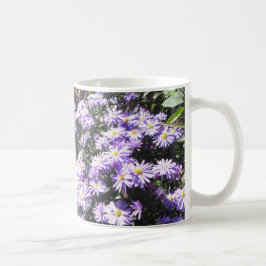 Taza De Café Asteres azules de maderas