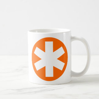 Taza De Café Asterisk - Naranja