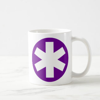 Taza De Café Asterisk - Púrpura