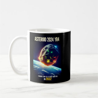 Taza De Café Asteroide 2024 YR4: Encuentro cercano de la Tierra