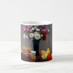 Taza De Café Asters and Fruit, Henri Fantin-Latour