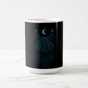 Taza De Café Astral Fox - Espíritu Clever Cósmico