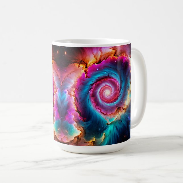 Taza De Café "Astralis" - Nebula y galaxias (Anverso derecho)