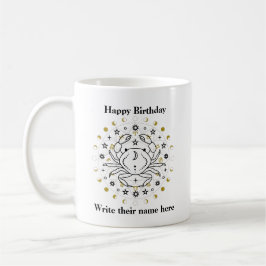 Taza De Café Astrología del cáncer Cumpleaños Mug 21 de junio a