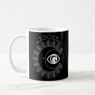 Taza De Café Astrología Moon Sun Dark Magic Pagan Witch Occult