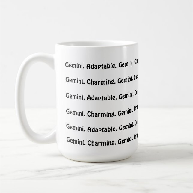 Taza De Café AstroloME Gemini Coffee Mug (Izquierda)