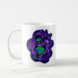Taza De Café Astronaut Abraza la Tierra