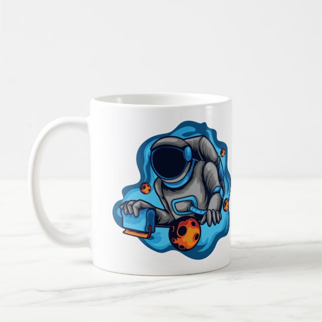 Taza De Café Astronaut Hace Serigrafía (Izquierda)