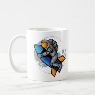 Taza De Café Astronauta a la Luna