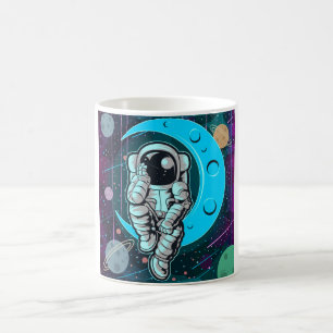Taza De Café astronauta a todo color