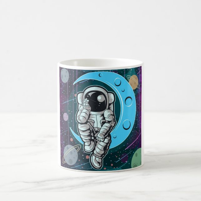 Taza De Café astronauta a todo color (Centro)