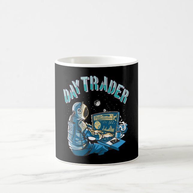 Taza De Café Astronauta comerciante en el espacio (Centro)