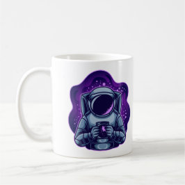 Taza De Café Astronauta con mariposa