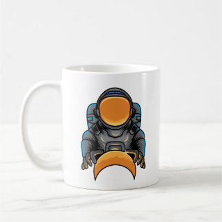 Taza De Café Astronauta Controla Espacio