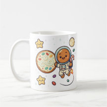 Astronauta de Pan de Jengibre Navidad Fiesta Espac