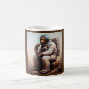 Taza De Café Astronauta de pie grande