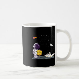 Taza De Café Astronauta espacial Bowling Shirt Funny Bowler En