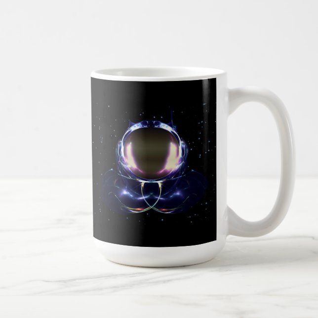 Taza De Café Astronauta fractal (Derecha)