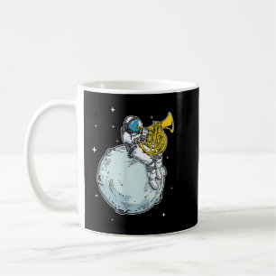 Taza De Café Astronauta juega al estilo de los cuernos francese
